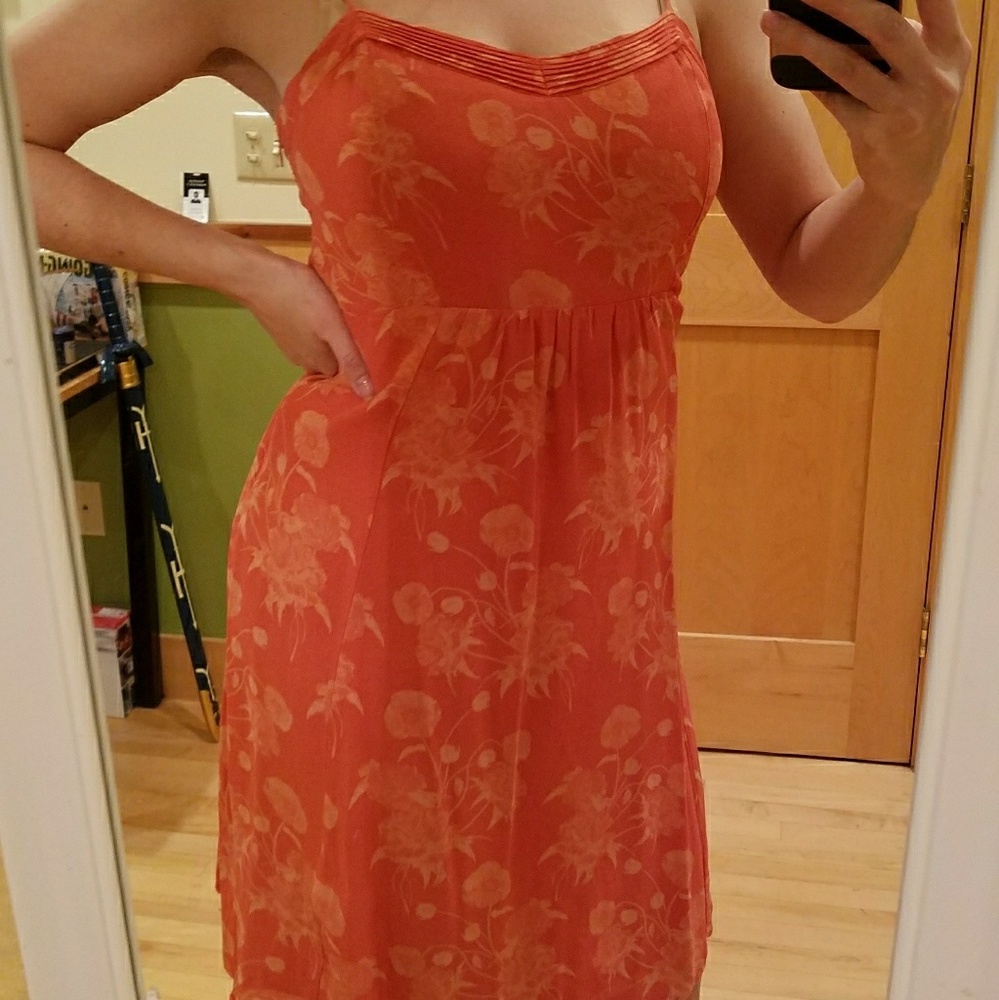 Orange 21love floral sundress